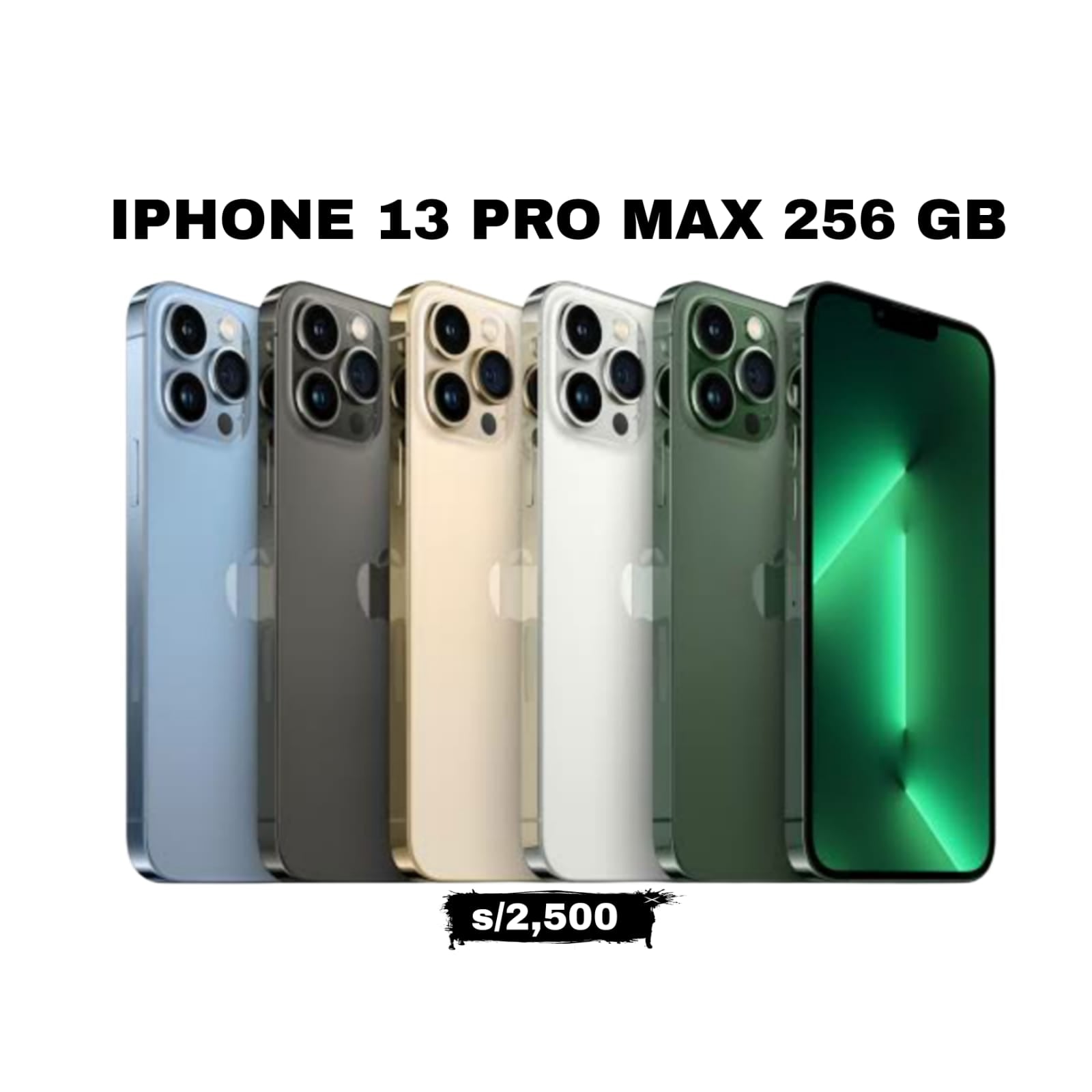 iPhone 13 Pro-max 256gb Nuevo Sellado Envío Gratis Obsequio